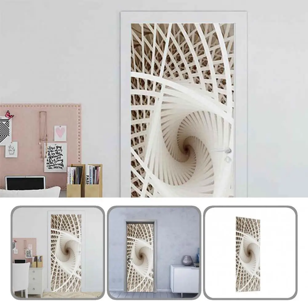 

Self Adhesive Long Lasting 3D Door Art Sticker Decorations for Home