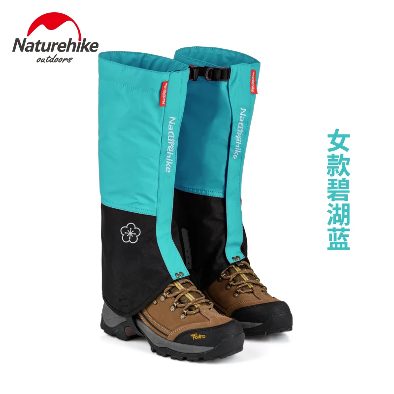 Naturehike походные гетры для походов, альпинизма, лыжного спорта, водонепроницаемые сапоги, гетры, теплые зимние гетры - Цвет: Women lake blue
