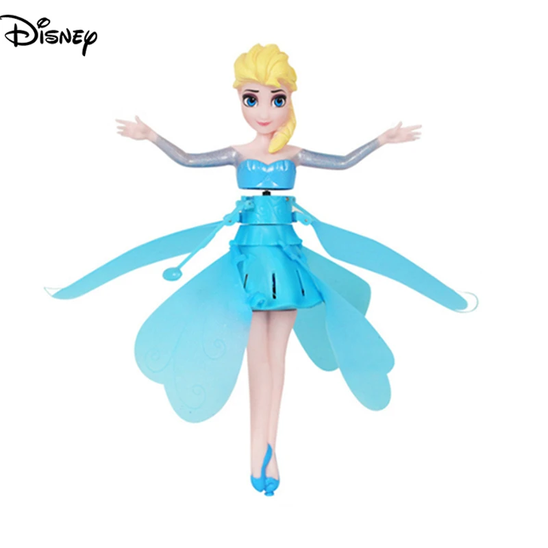 Игрушка Холодное сердце Disney летающая кукла принцессы Эльзы светящаяся фигурка