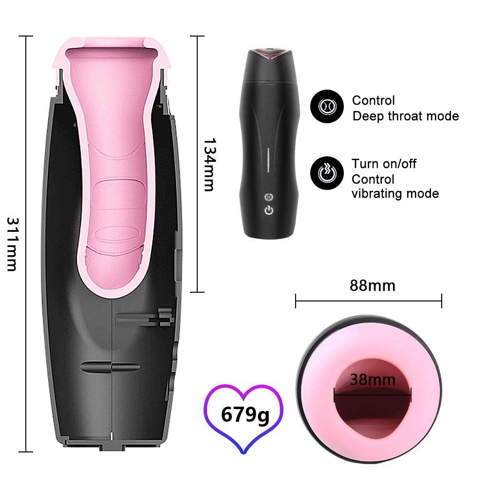 Автоматическая сосание мужской мастурбации чашки Вибраторы Глубокая глотка