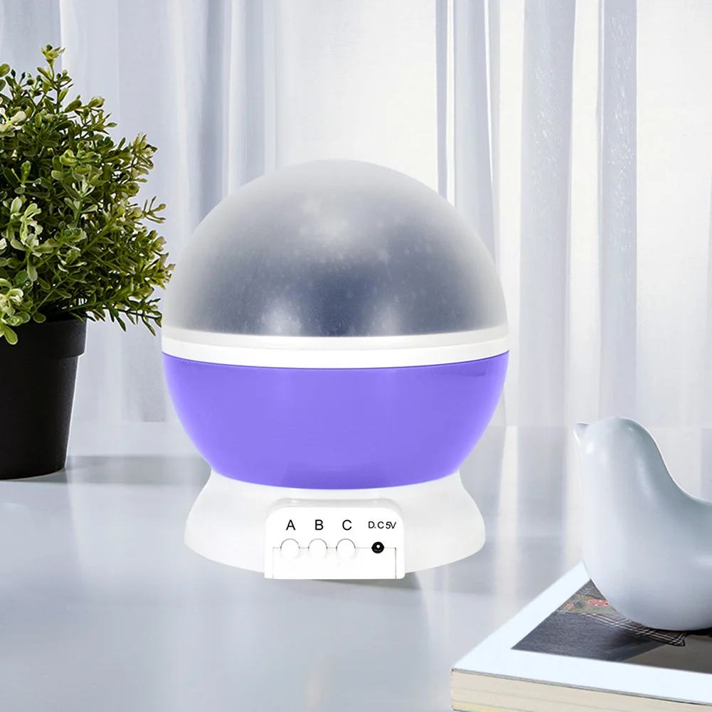 

Romantic Universe Projector Children Bedside Lamp Rotating LED Starry Nightlight for Kids Adults Bedroom New Year Gift