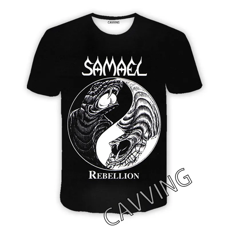 Футболка с принтом Samael Band |