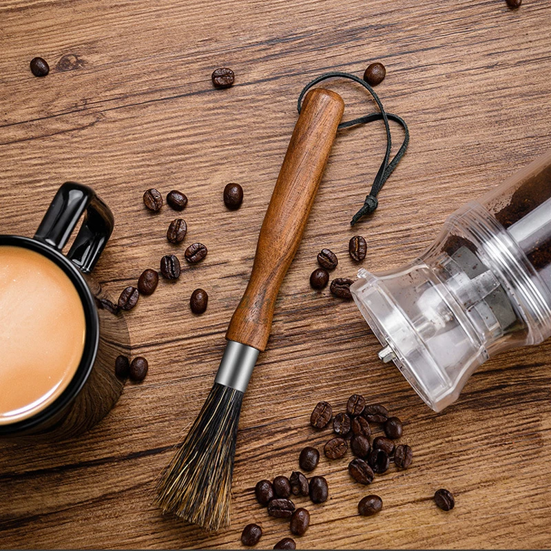 

Кофемолка, чистящая щетка с натуральной щетиной, ремешок, кофемашина для бариста, домашняя кухня