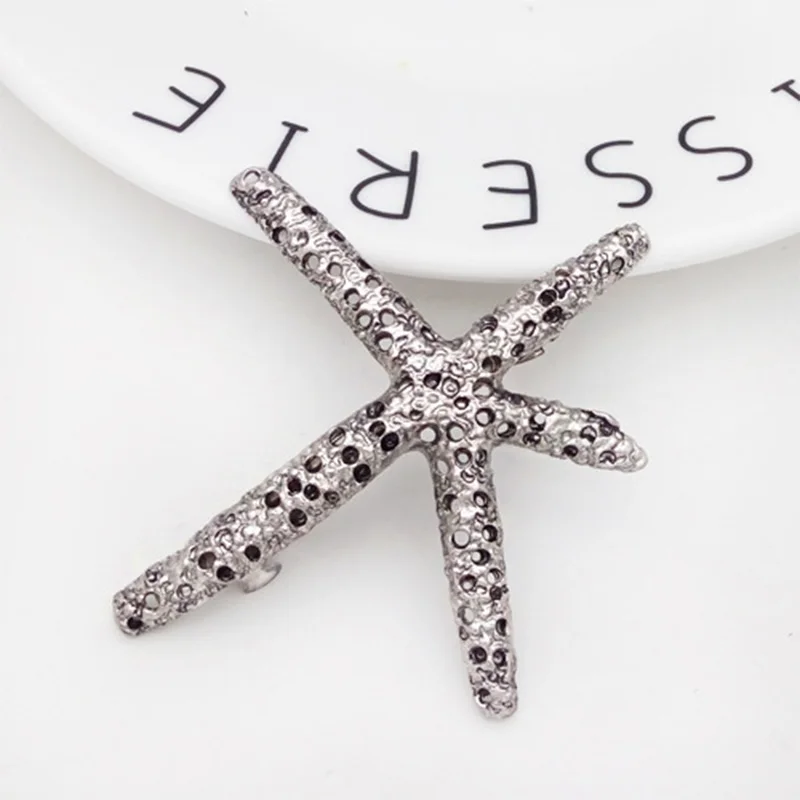 Модная новинка 1 шт. заколка для волос из Сплава женщин Пляжная Коралловая