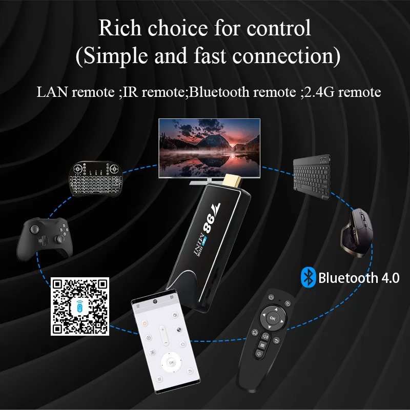 Фото ТВ-приставка KimTin RK3229 Android 10 четырехъядерная 2 ГБ 16 4K Wifi TV ключ Miracast умный экран Mira ТВ-приставка KimTin RK3229 Android 10 четырехъядерная 2 ГБ 16 4K Wifi TV ключ Miracast умный экран Mira