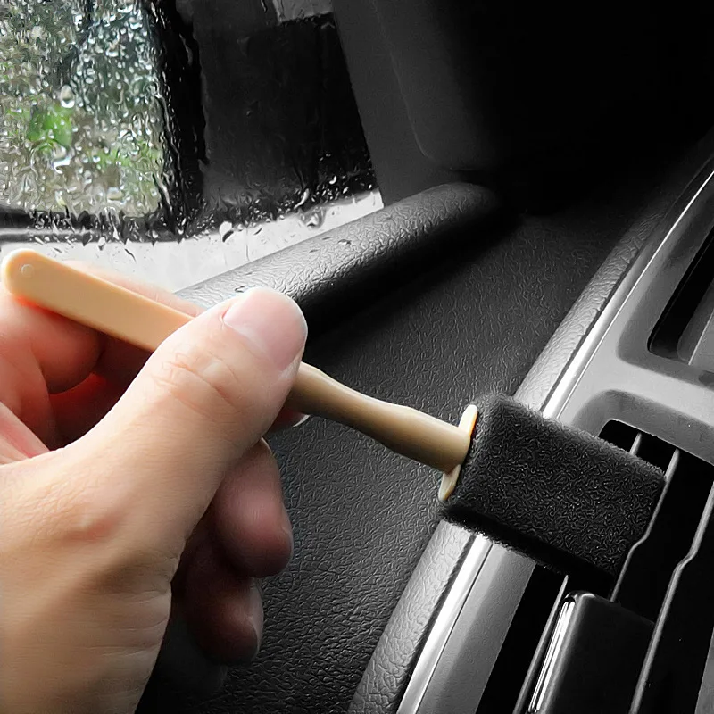 

2Pcs Car Air Conditioning Air Outlet Cleaning Brush Car Interior Cleaning Cleaning Tool Dust Removal Artifact Auto Supplies