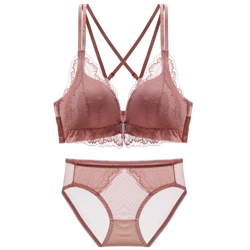 2020 сексуальное кружевное нижнее белье с передней пряжкой бюстгальтер женский