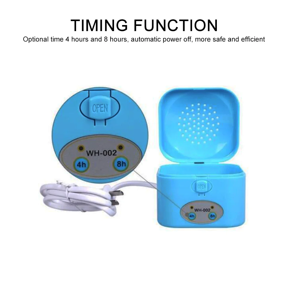 Осушитель слухового аппарата сухая коробка с защитой от УФ дезинфекции