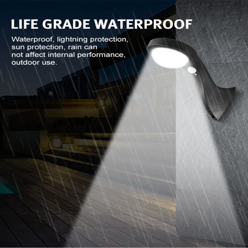 

Home Human Sensor Solar Led Light Outdoor Solar Lamp With Motion Sensor Powered Sunlight Spotlights For Garden Decoration