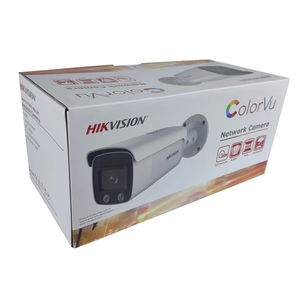 Оригинальная английская фотокамера Hikvision 4 МП POE CCTV цветная Vu с фиксированной