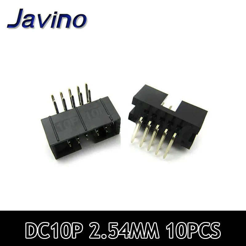 10 шт. прямые разъемы DC3 6P 8P 10P 14P 16P 20P 26P 30P 34P 40P 50P 2 54 мм|Соединители| |