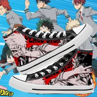 my hero academia cosplay cos shoes canvas shoes casual comfortable men and women college anime cartoon students high help