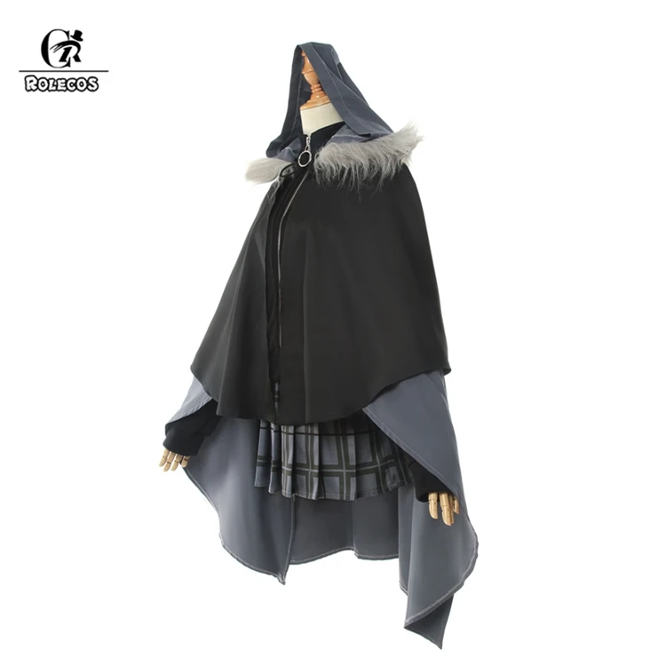 ROLECOS игра Fate Grand заказ косплей костюм серый Lord El-Melloi II чехол файлы Косплей женщин Хэллоуин костюм юбка плащ