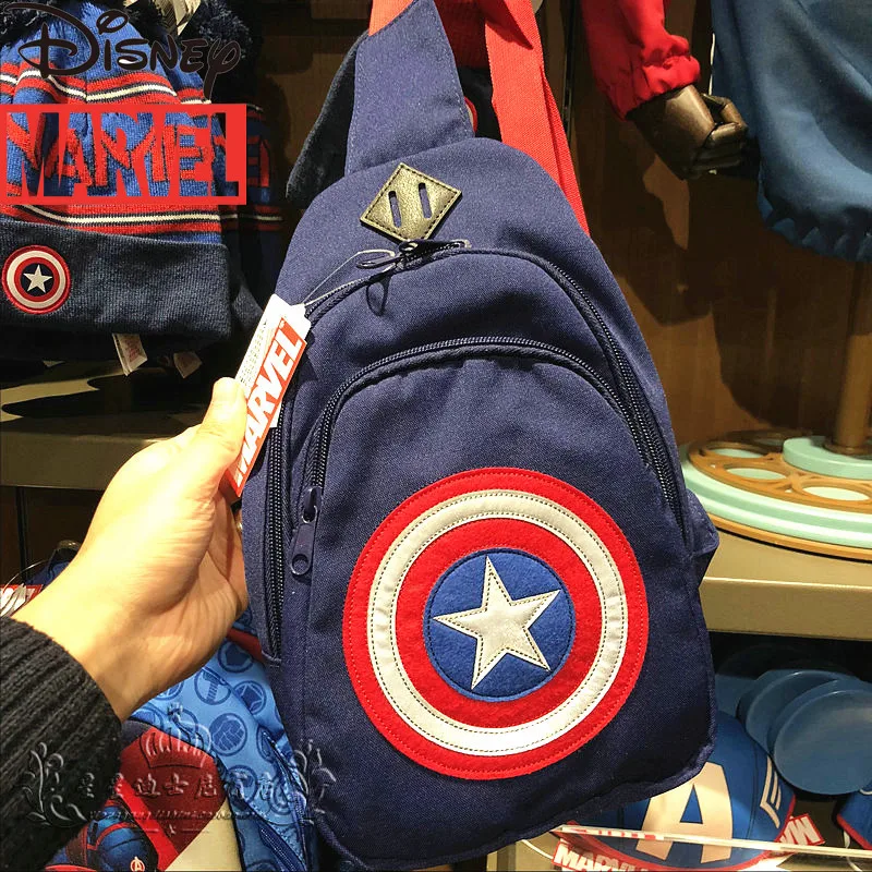 

Ограниченная серия детский рюкзак на одно плечо с героями Marvel Мстители Капитан Америка дорожный рюкзак