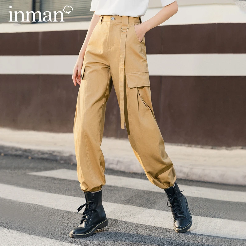 INMAN весна 2020 Новое поступление хлопковые повседневные универсальные модные