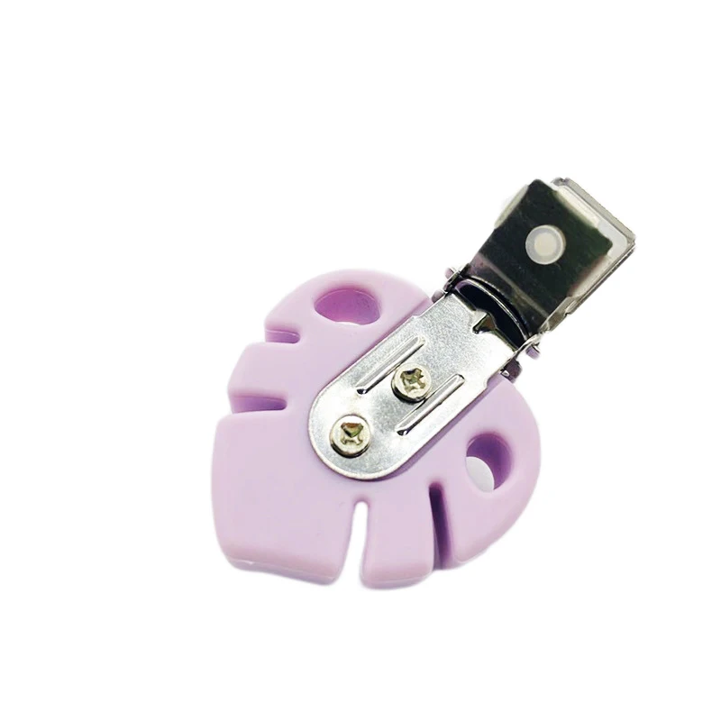 5 шт. силиконовый Прорезыватель для зубов зажимы типа сделай сам листьев Детские