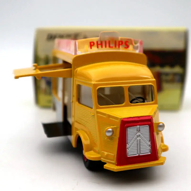 Atlas 1:43 DINKY TOYS 587 Camionnette CITROEN yellow Diecast коллекция моделей Авто