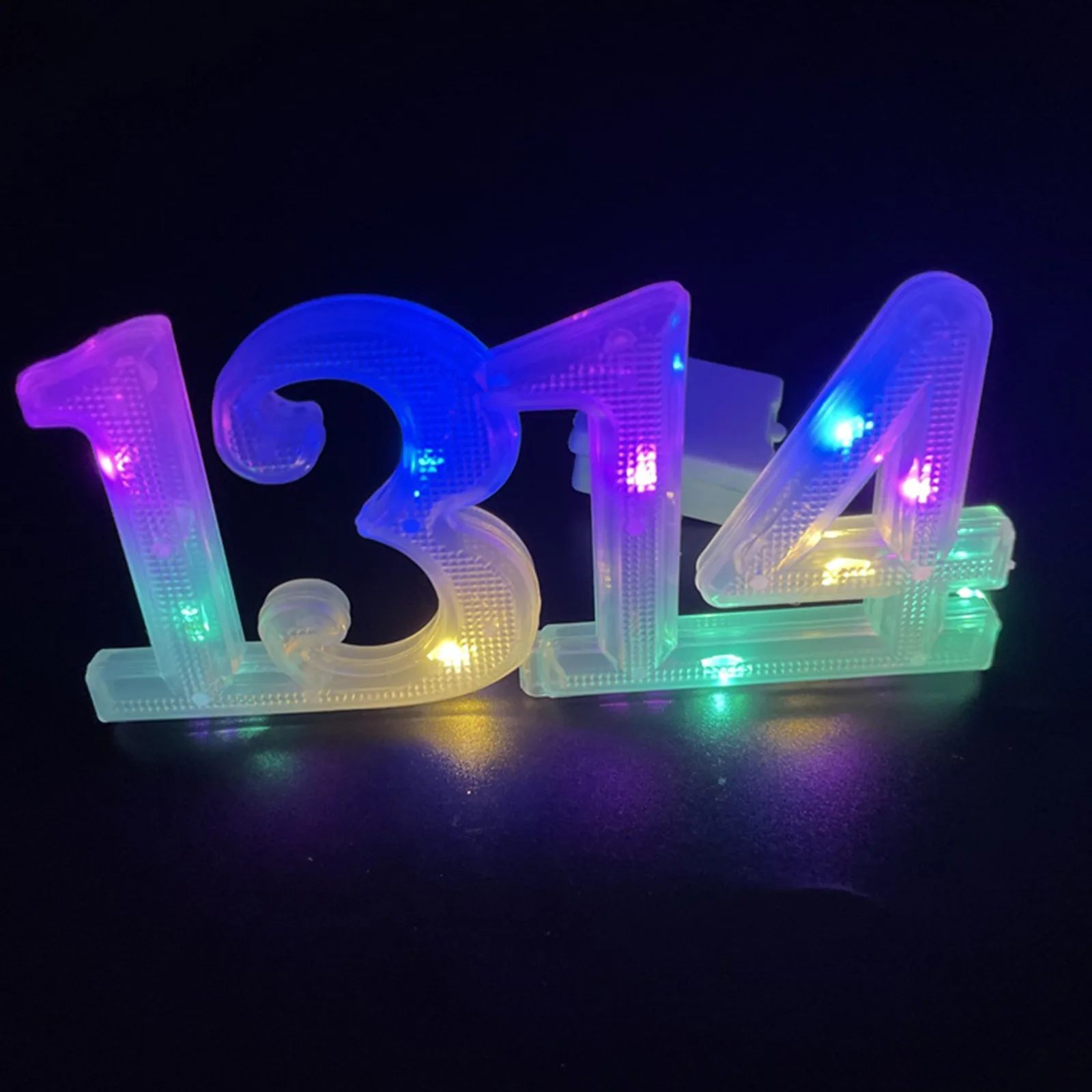 

Светодиодные неосветодиодный ночные светильники в форме цифр, 1314 светильников для помещений, рождественские и свадебные украшения, подарк...