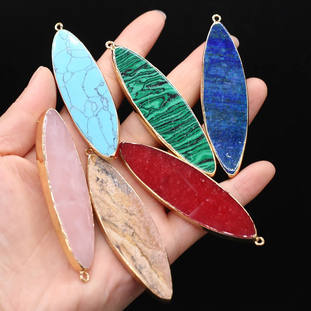 Подвески из натурального камня, розовый кварц, лабрадорит, кристалл, кулон для изготовления ювелирных изделий «сделай сам», ожерелье, аксессуары, подарок 20x75 мм