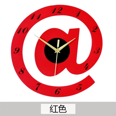 Деревянные настенные часы с мультяшным рисунком простые креативные в