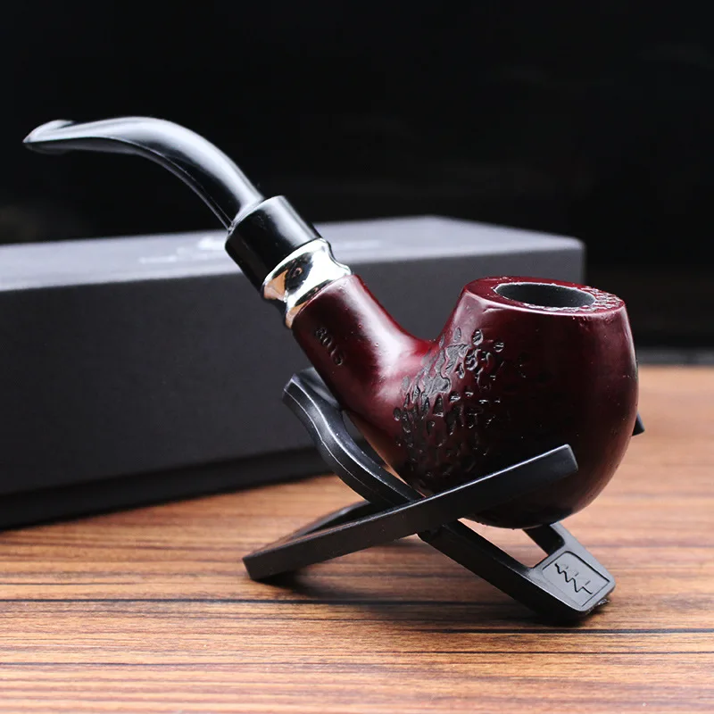 

New Handmade Solid Wood Carved Tobacco Pipe Creative Exquisite Sunflower Wooden Tobacco Pipe Smoke Accesoires Gadgets for Men