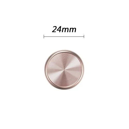 24mm 2 шт, 24 мм, металлическая книга, блокнот, Грибное отверстие, кнопка, блокнот, пластик, в рулонах, 360 градусов, диск, пряжка, связывающие кольца - Цвет: 24mm
