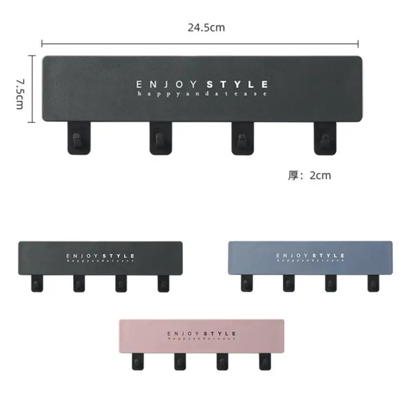 

ABS Hook Row Hook Kitchen Free Hole Wall Wall Clothes Hanger Toilet Bathroom Towel Hanger