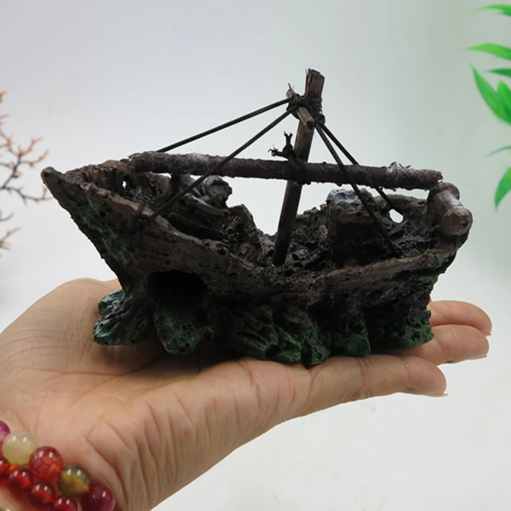 Полимерная Статуэтка для парусного корабля DIY фигурки миниатюрные аквариумные