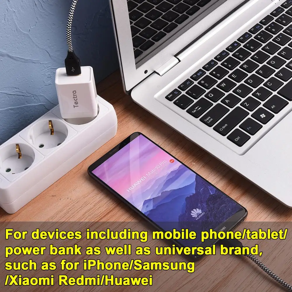 Сетевое зарядное устройство с USB портом для iPhone X 8 7 iPad Huawei Samsung S9 Xiaomi Mi мобильный