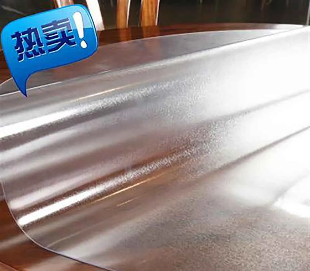 Пользовательский толщиной 1 мм матовый прямоугольный прозрачный ПВХ чехол для