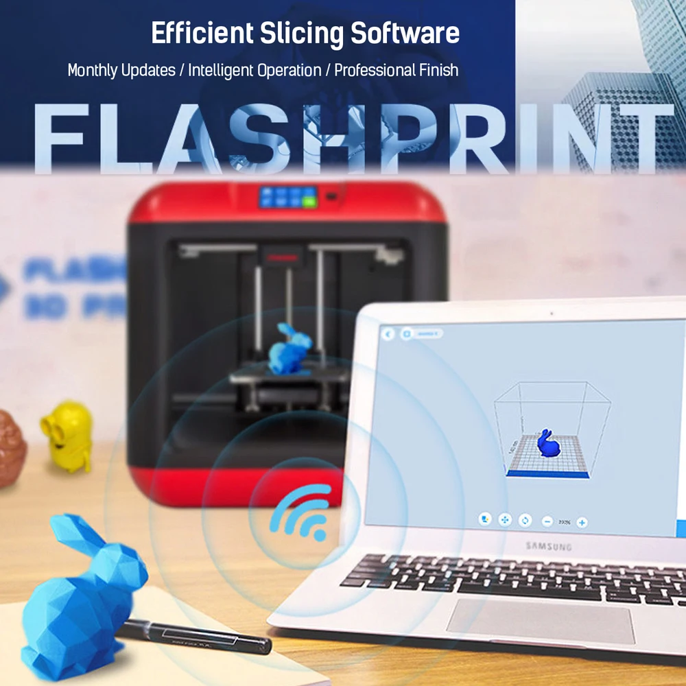 Kaufen Flashforge Finder 2,0 DIY 3D Drucker Kit Auto Nivellierung Abnehmbare Plattform Multi Material 3D Wolke Druck Für Schule Zu Hause Verwenden