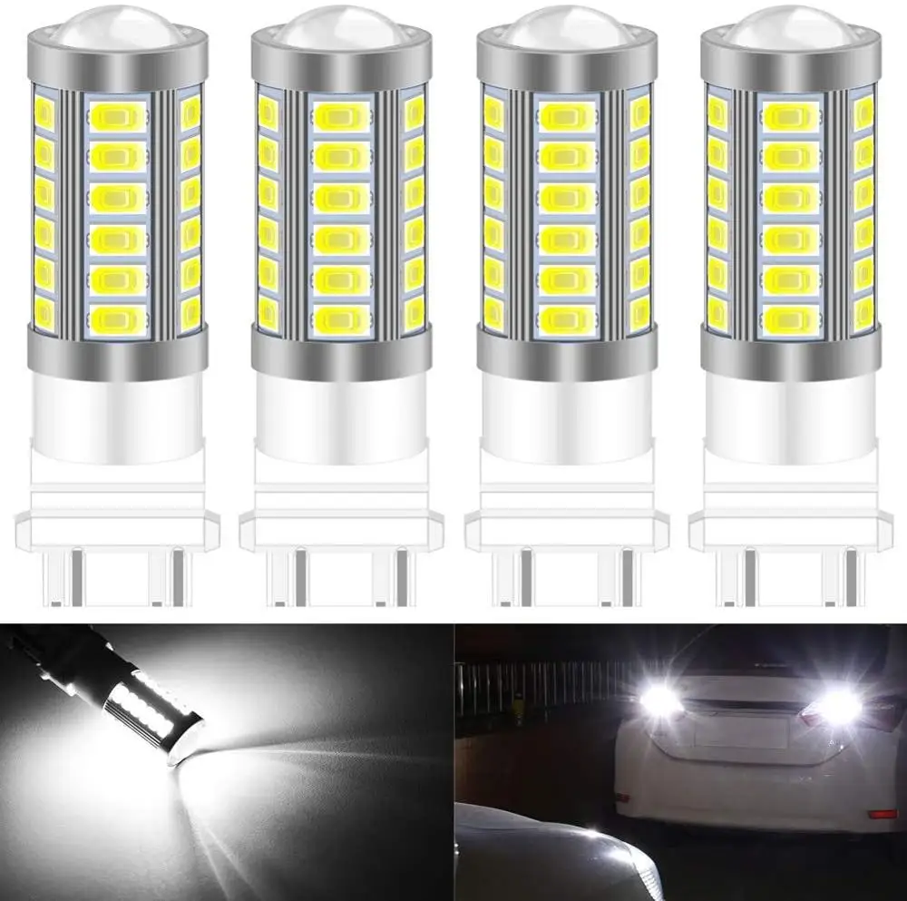 

2x Led Car Lights Signal Lamp 33SMD T20 7443 1156 BA15s BAU15S Canbus Backup Light W21W WY21W Bulb P21W Bulbs 1157 W21/5W Led