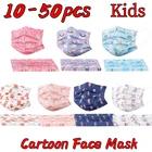 1050 шт., одноразовые маски для лица для детей