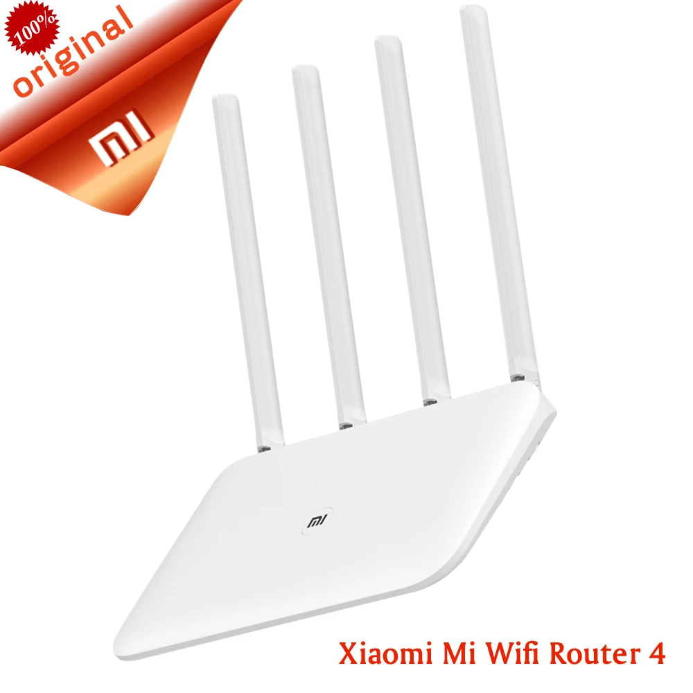 Xiaomi Mi Wi-Fi маршрутизатор 4 Wi-Fi повторитель 2,4G/5 ГГц 128 МБ двухдиапазонный двухъядерный DDR3-1200 1167 Мбит/с приложение управление беспроводной маршрутизатор
