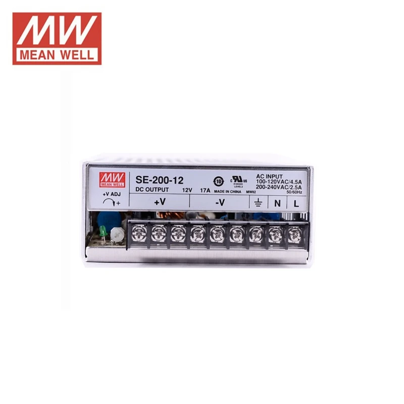 MEAN WELL SE AC DC SMPS 220V импульсный источник питания 5V 12V 24V 48V блок трансформатор led strip100W