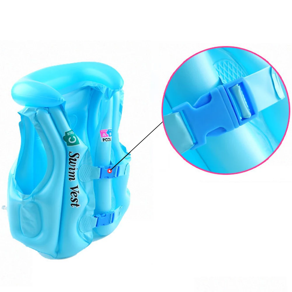 

Baby Kid Float Inflatable Swim Vest Life Jacket Swimming Aid For Age 3-6