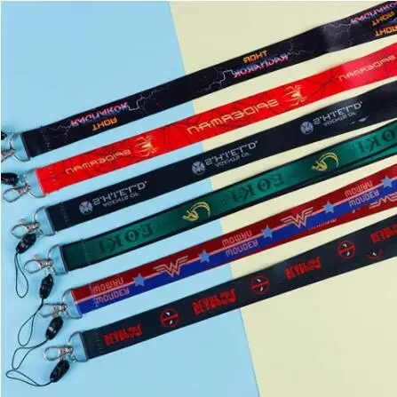 Новинка 1 шт. брелок мстители Тор Локи Дэдпул значок ID карты держатели шейный