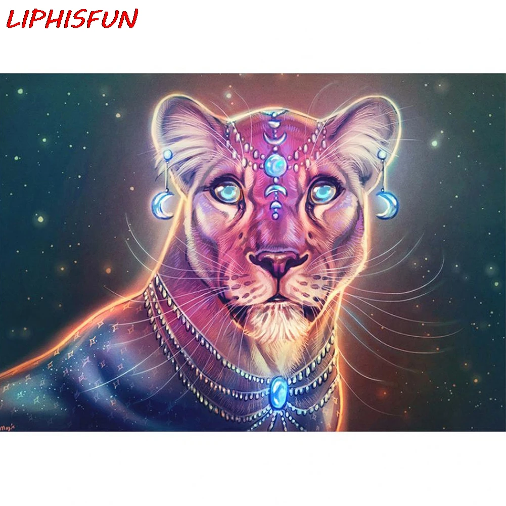 LIPHISFUN полная дрель алмазная живопись ручная вышивка крестиком Стразы