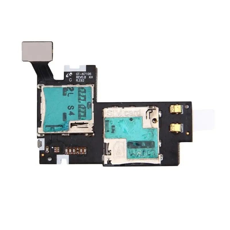 Для Samsung Galaxy Note 2 GT N7100 N7105 I317 T889 L900 I605 R950 SIM и держатель карты памяти MicroSD разъем