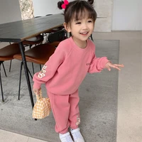 children baby little clothes for girls spring autumn long sleeve cute suit girl clothing set kids outfits for 1 2 3 4 5 6 years