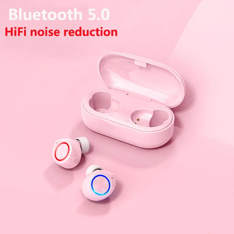 TWS 5 0 Bluetooth-наушники беспроводные наушники с микрофоном HiFi шумоподавление стерео
