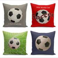 new soccer pillow case home 18 football cushion case throw decor cover