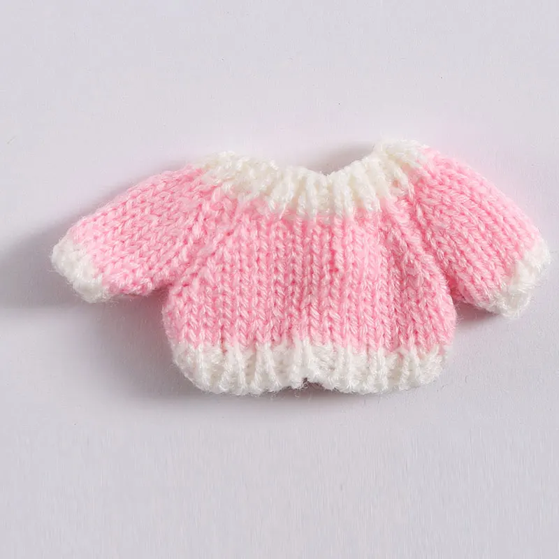 5 only clothes Ob11 Кукла Одежда 1/12 1/8 bjd детская одежда глиняная кукла красивый узел свинья бегать детский вязаный свитер кардиган пальто кукла аксессуары - Цвет: 5 only clothes