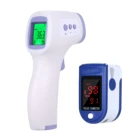 Пульсоксиметр на кончик пальца, портативный инфракрасный бесконтактный прибор для измерения пульса и давления, для ежедневного использования, ухода за здоровьем