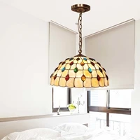 european glass beads lighting cover peacock tail living room dining room study bedroom cafe modern bed lustre pendente