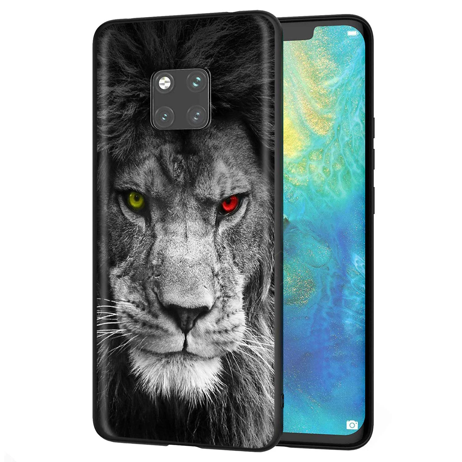 Webbedepp Лев Альфа Мужской чехол для Huawei P8 P9 P10 P20 P30 Lite Pro P Smart Z Mini