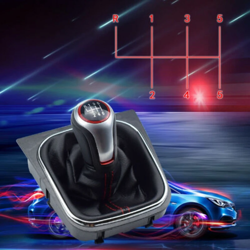 6 скоростей рычага переключения передач и крышка ботинка для Volkswagen Golf MK5 MK6