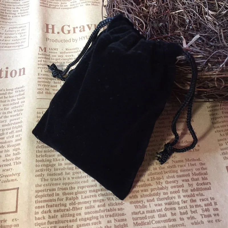 Сумка для костей черная сумка на шнурке игры в игральные DND подземный город