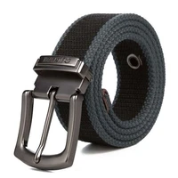 military tactical canvas belt for men women metal pin detachable buckle waist strap belts for jeans ceintures 130 140 150 160cm