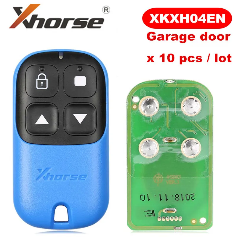 Xhorse XKXH04EN VVDI кнопка для гаражной двери синего цвета 10 шт./лот| |